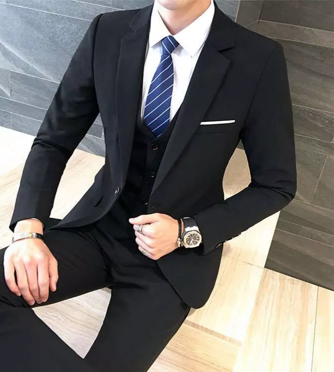 rent black tie suit